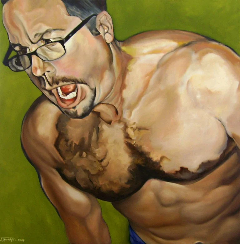 Dave, 2008, oil on canvas, 48"x48"