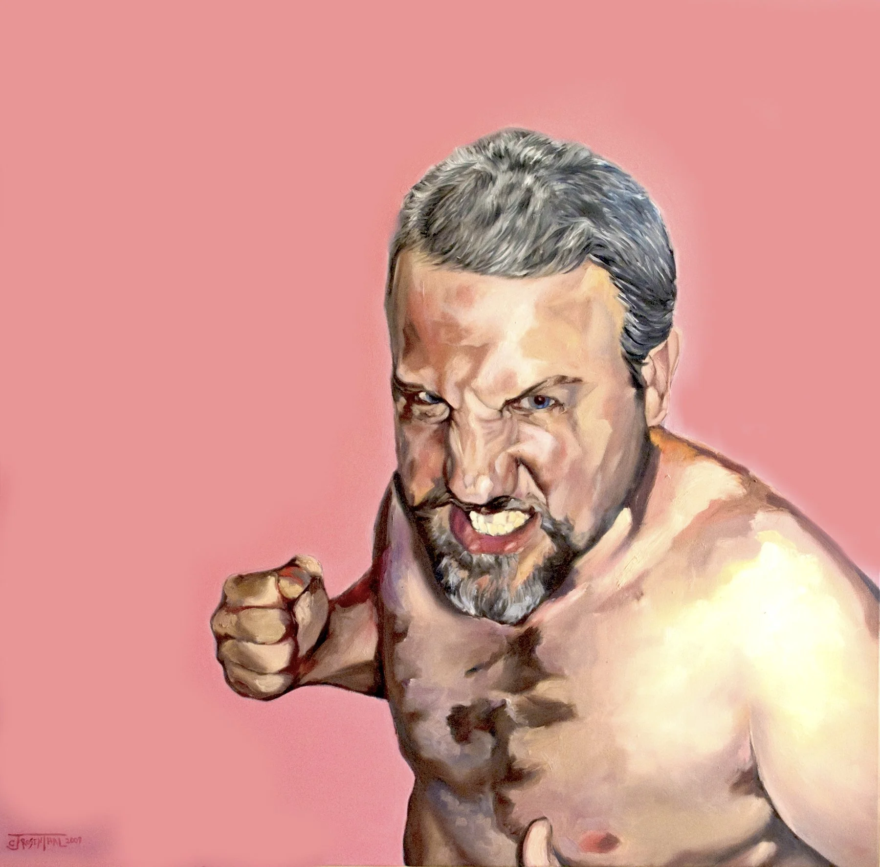Kevin, 2009, oil on canvas, 48"x48"