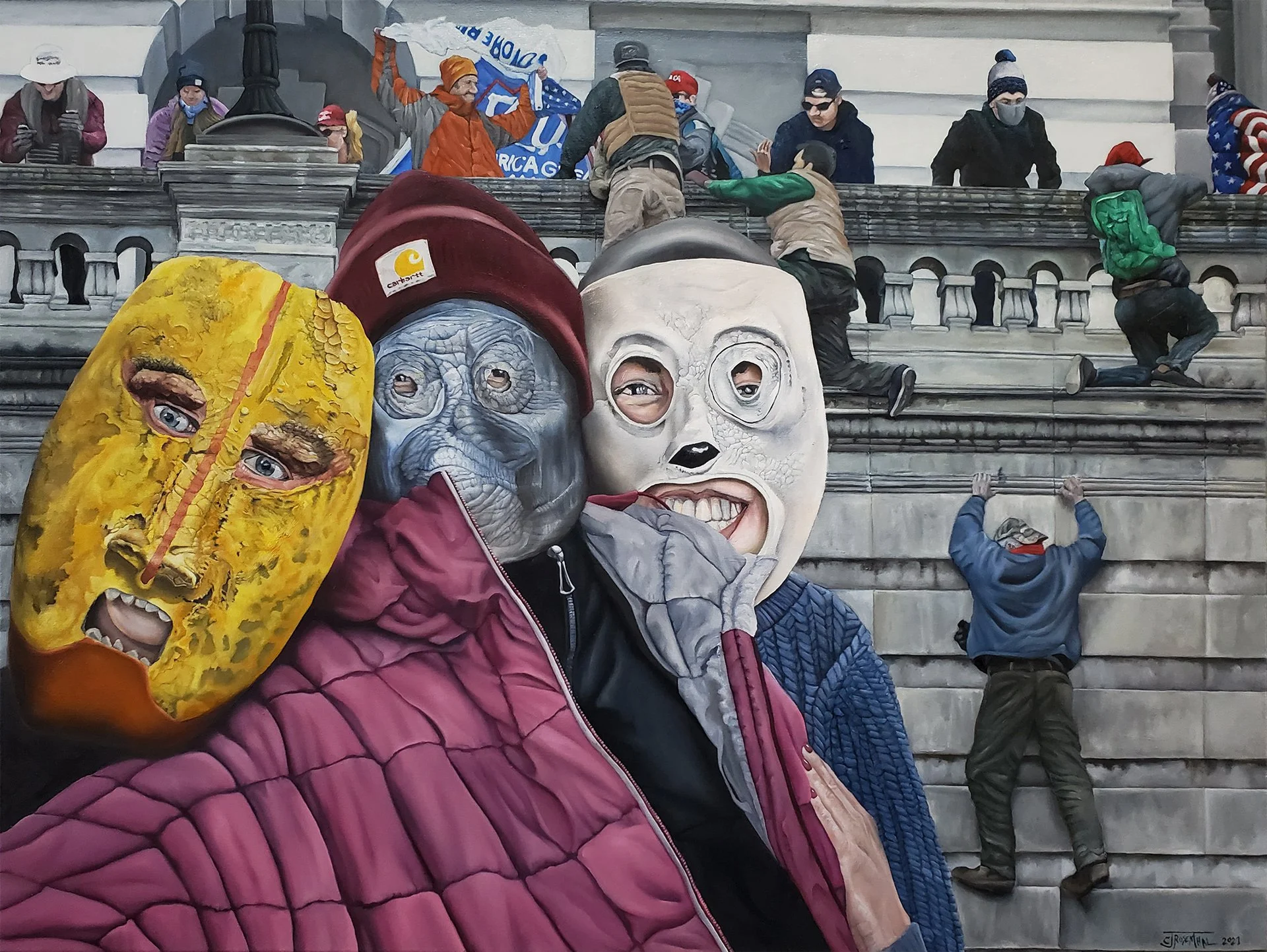 Selfie
2021, oil on canvas, 36"x48"