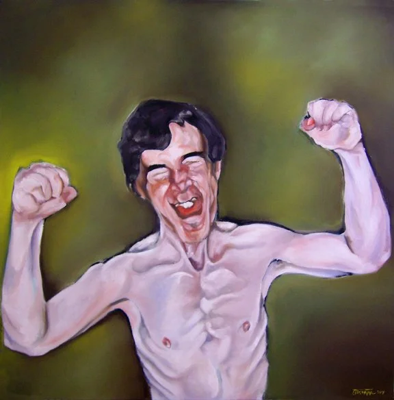 Jimmy, 2008, oil on canvas, 48"x48"