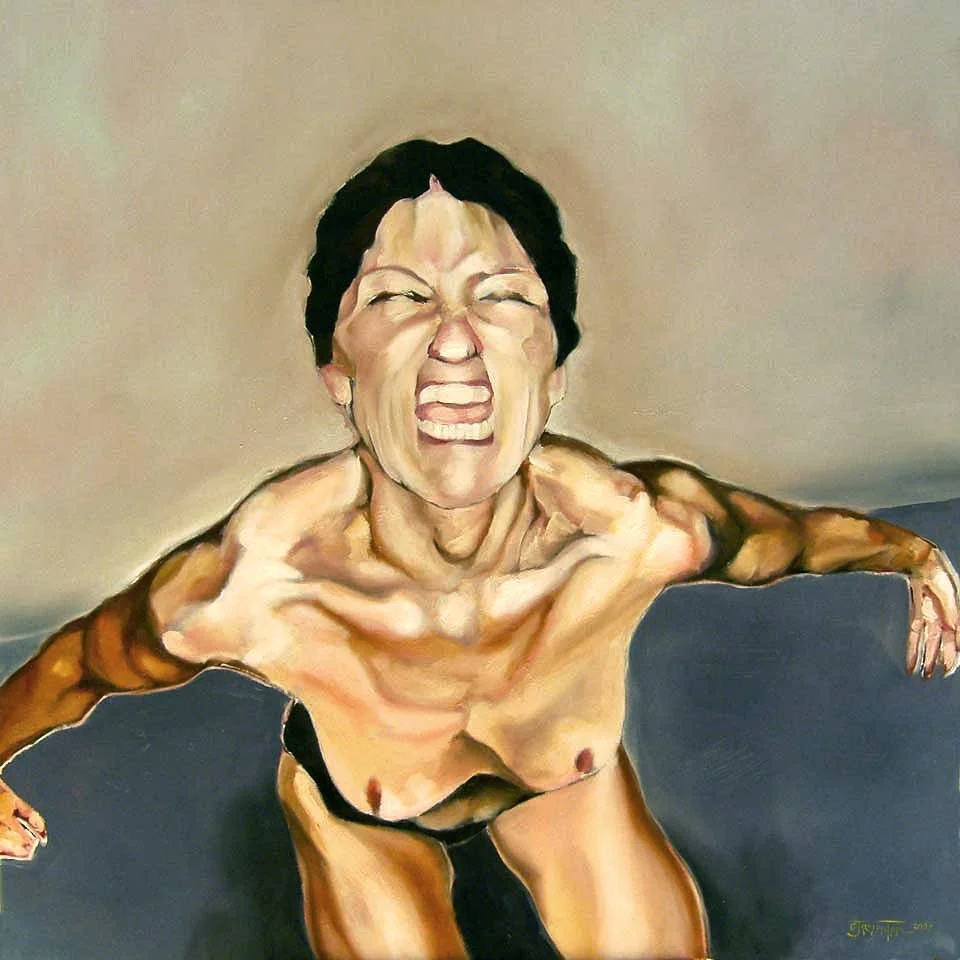 Rebecca, 2007, oil on canvas, 48"x48"