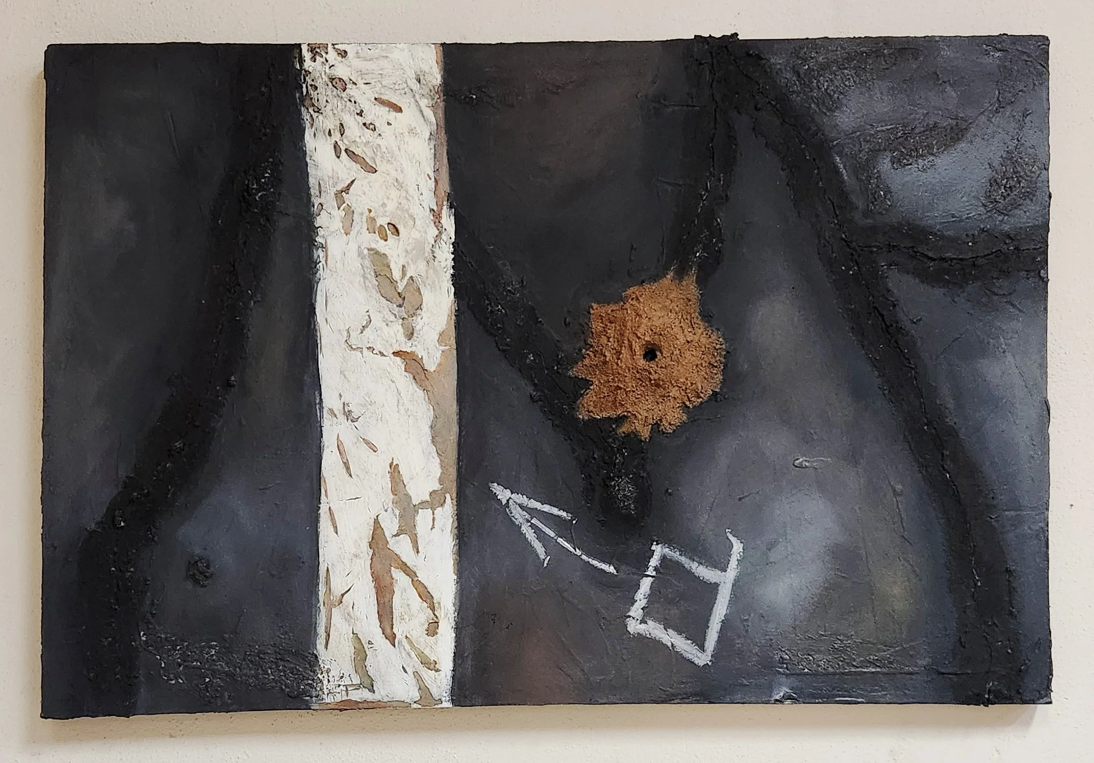 Car Park no.2, Mixed Media on canvas, 2024