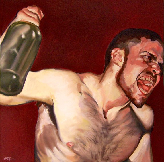 Diego, 2009, oil on cnavas, 48"x48"