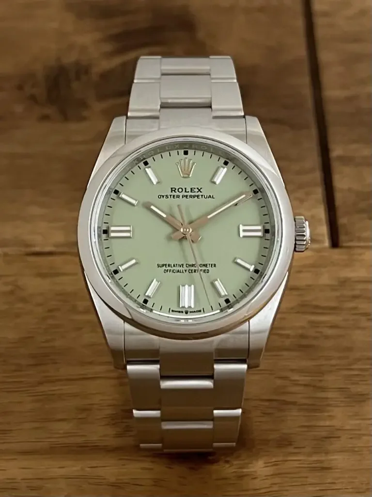 2025 Rolex Oyster Perpetual 36mm (ref. 126000) Pistachio dial