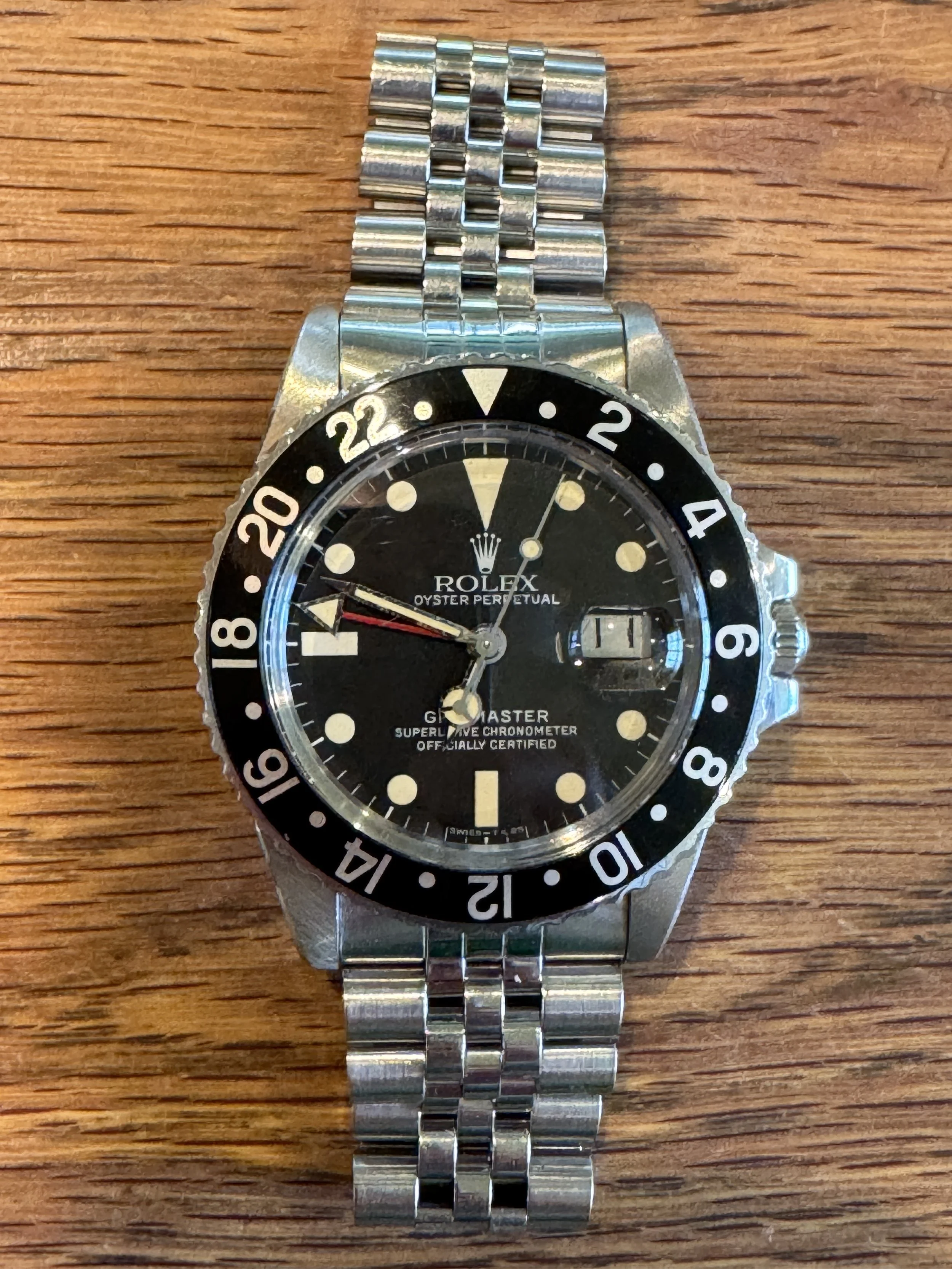 1983 Rolex GMT Master 2  (ref. 16750) Mark 1 Matte Dial  7.6 million serial