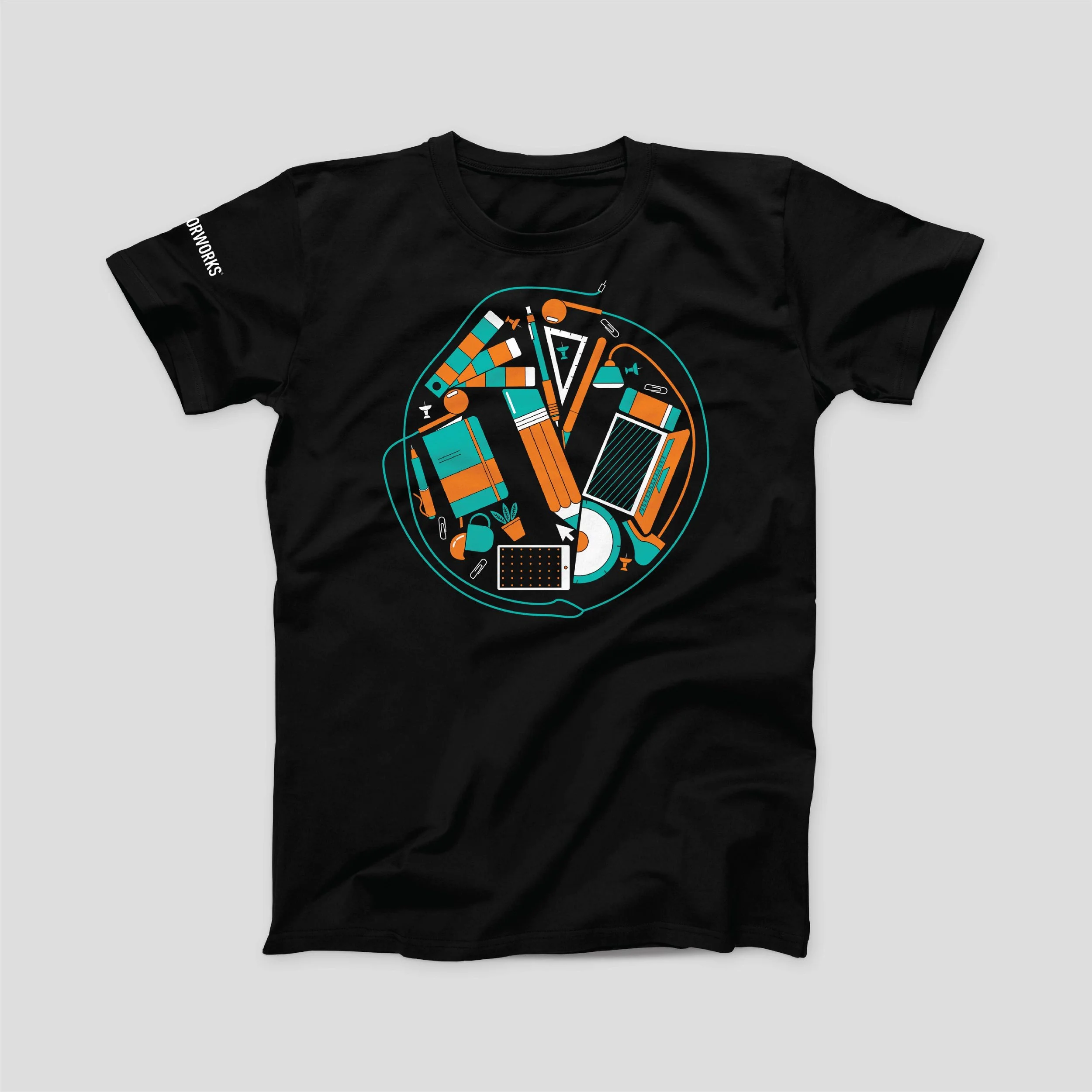 Vectorworks Academic Shirts for student giveaways mockup. (2018)