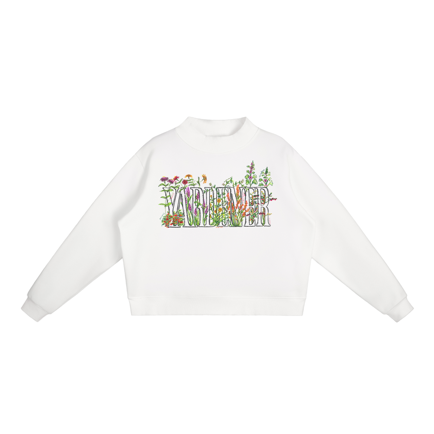 Yardener Fleece Mock-Neck Crew Sweatshirt