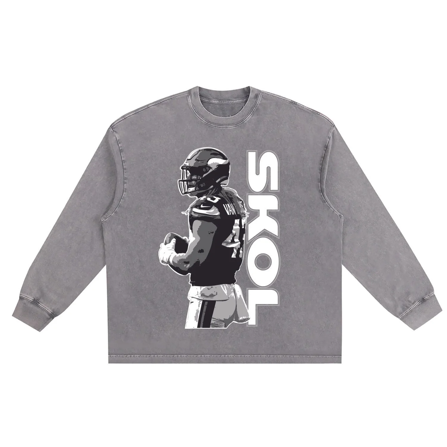 Grayscale SKOL Long Sleeve