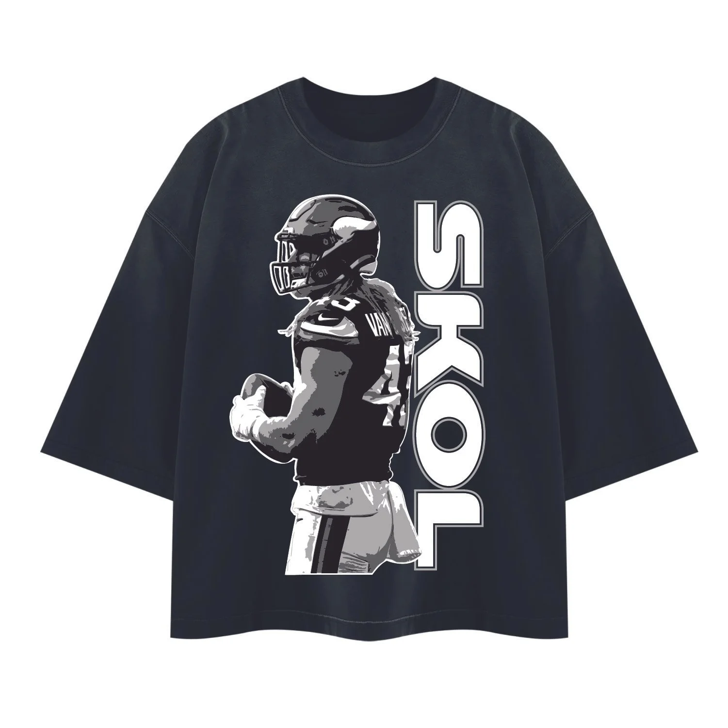 Grayscale SKOL T Shirt