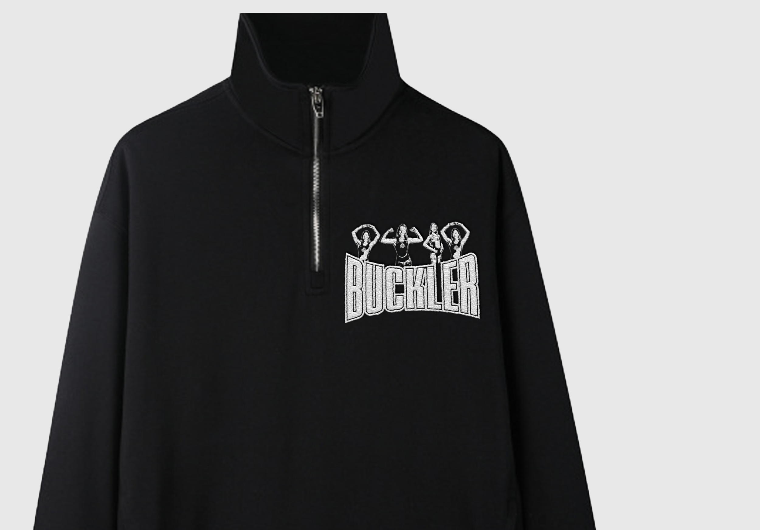 Buckler Embroidered Quarter Zip