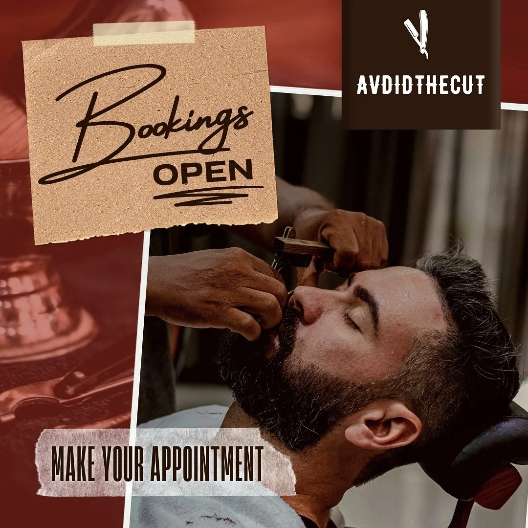 Fresh fades, sharp lines, and the style you deserve await. 🪒✨ Bookings are now open &ndash; reserve your chair and experience the transformation. #AVDidtheCut #BarberLife #StaySharp