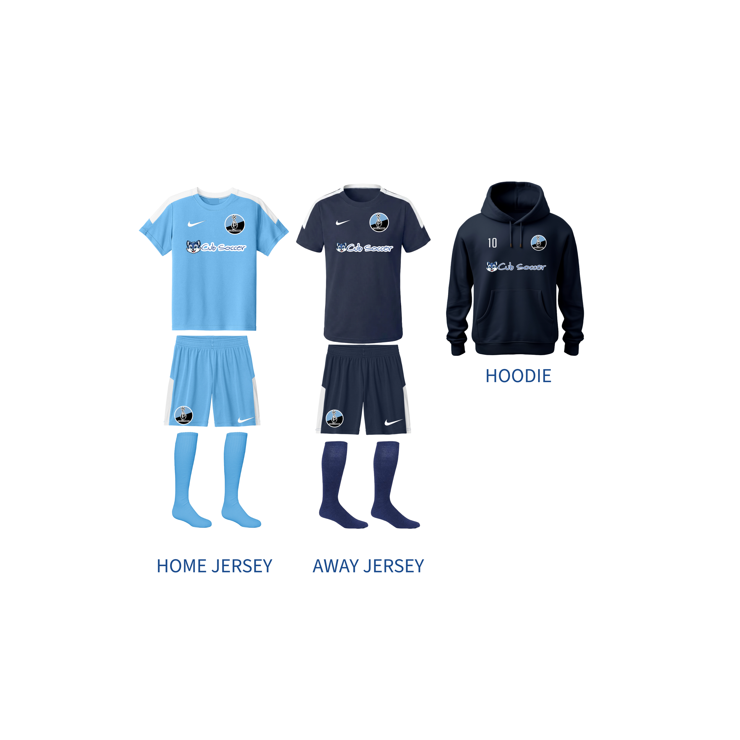 Cub Soccer 2026 Kit with Hoodie