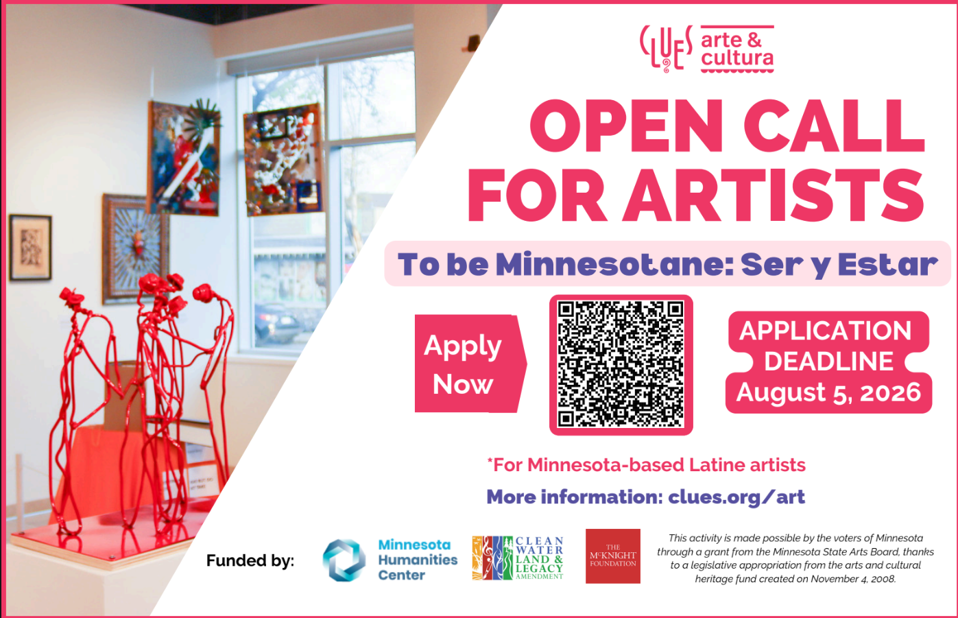 CLUES Latine Heritage Month Exhibition