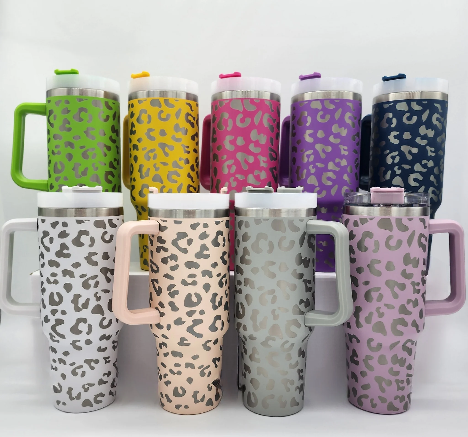 Best Day Leopard Stanley Dupe Tumbler