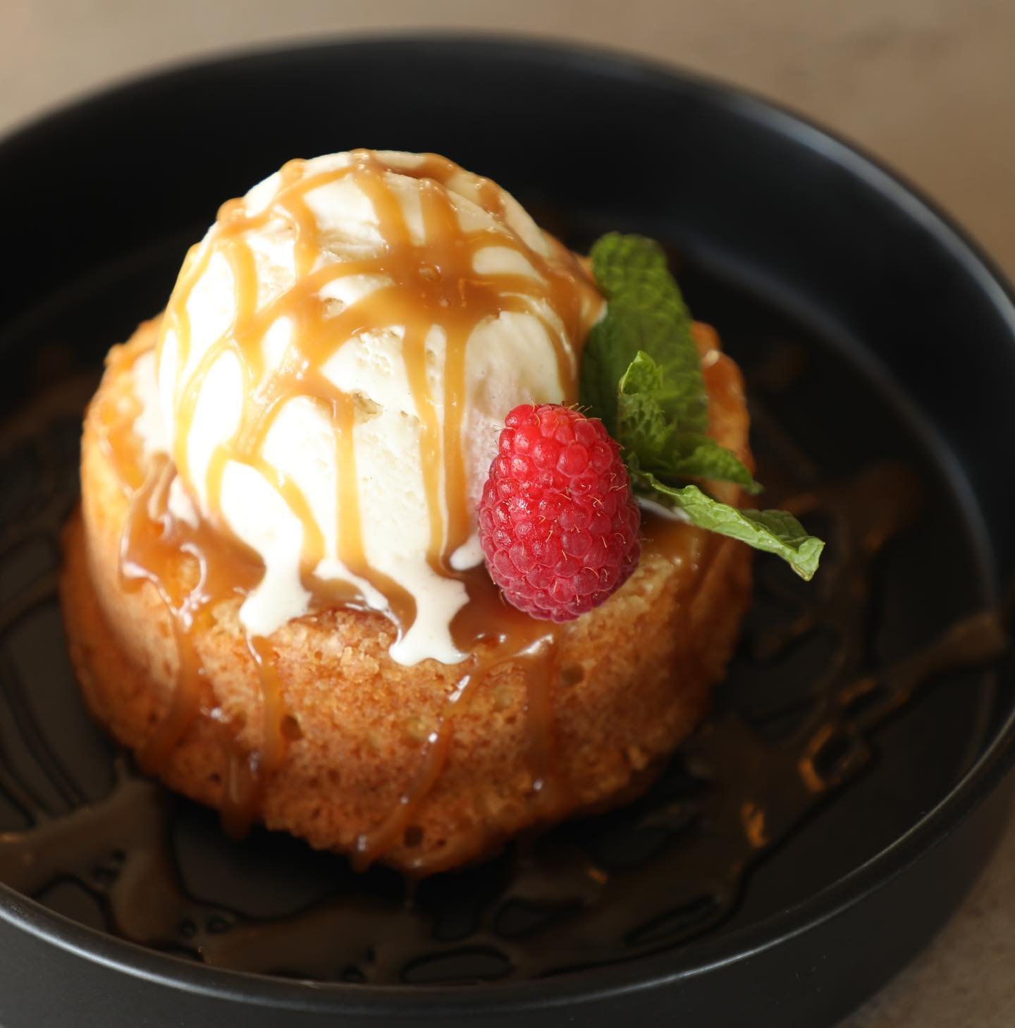 Proceed with deliciousness: Eating our Pineapple Pound Cake may cause uncontrollable hula dancing and spontaneous outbreaks of island themed karaoke. 🍍
 
Topped with vanilla ice cream and butterscotch bourbon sauce&hellip; need we say more!