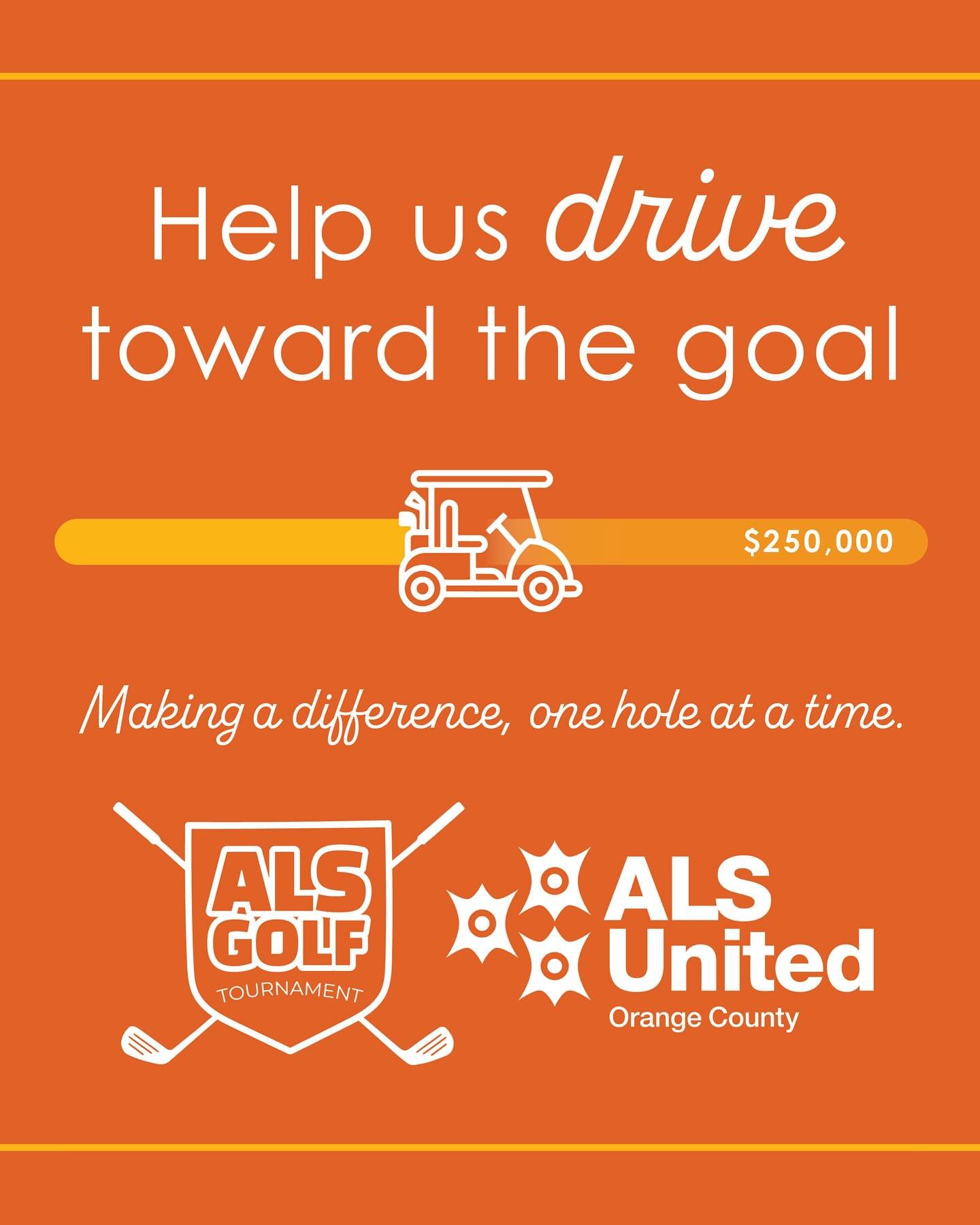 TODAY WAS OUR 5TH ANNUAL GOLF TOURNAMENT!
 
@oak_laguna_beach and @priorityworkforceinc proudly give back to @alsuocc through tournament. Last year, we raised $225,000. Our goal this year is to reach $1-million. We need to reach $250,000. 
 
We are t
