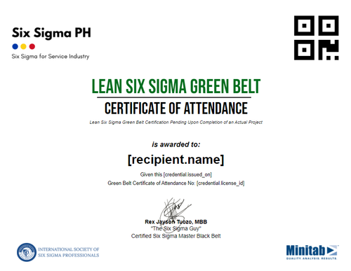 Lean Six Sigma Green Belt Certification Program