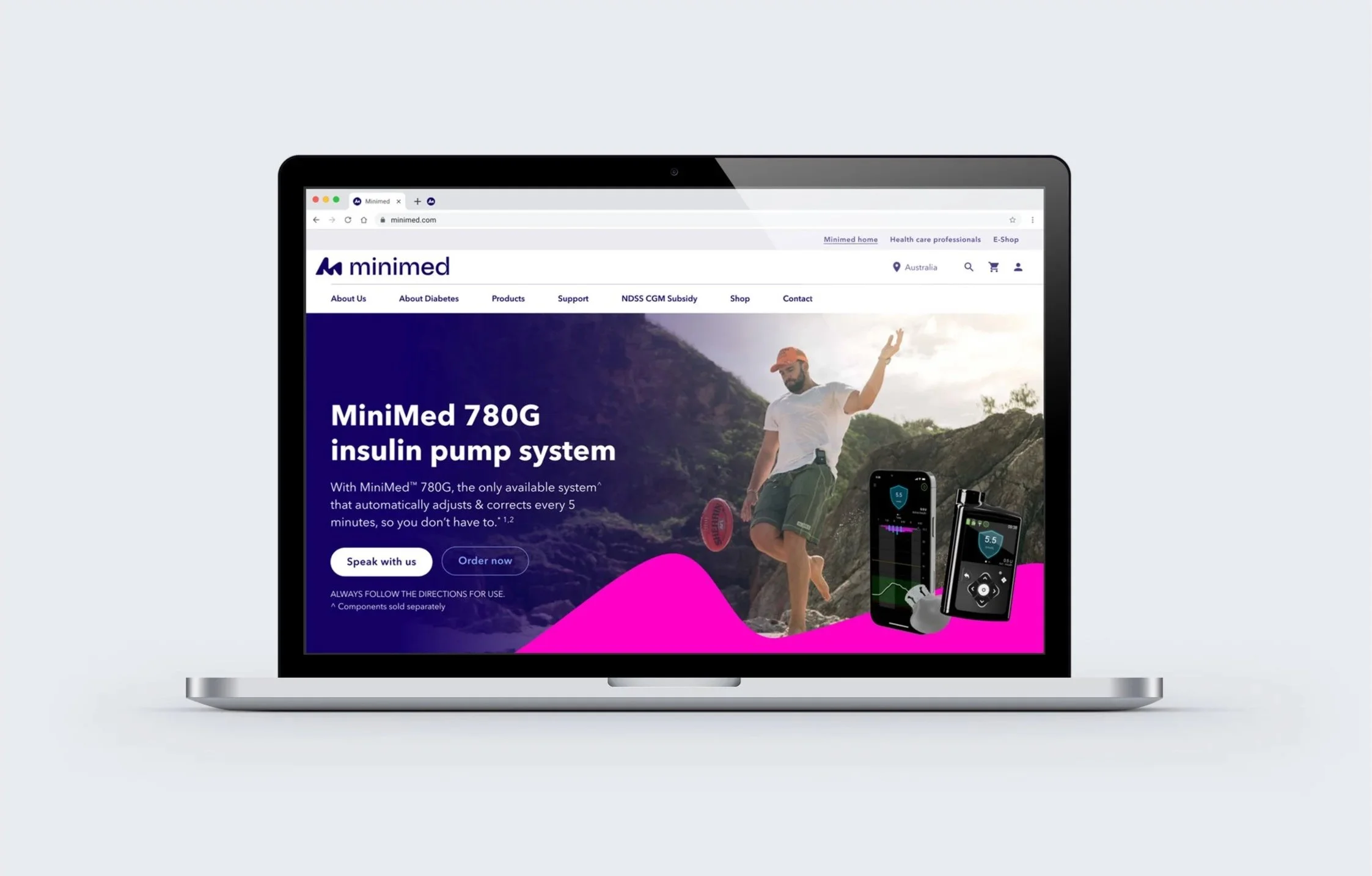 MiniMed ANZ Launch - Product Page