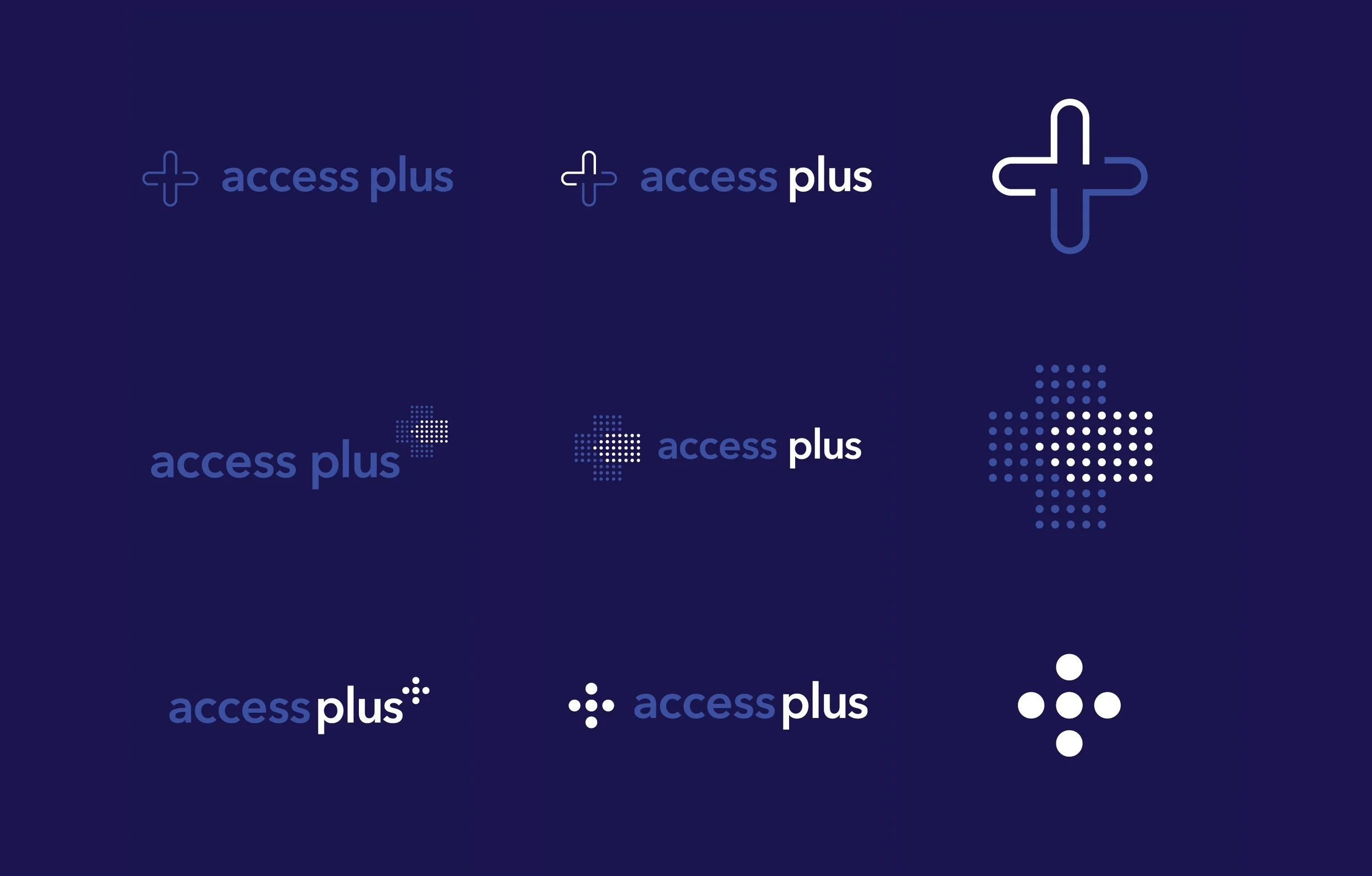 Access Plus Logo Concept Designs