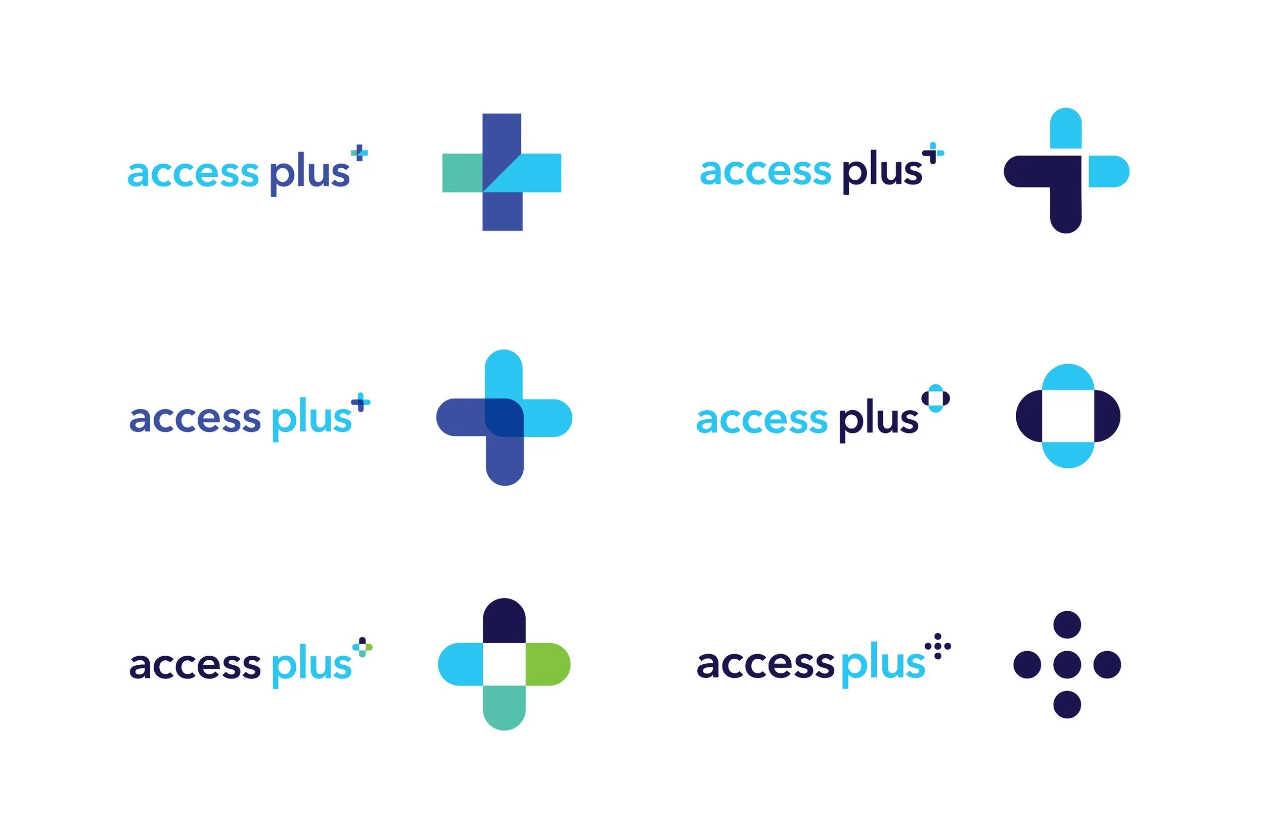 Access Plus Logo Concept Designs