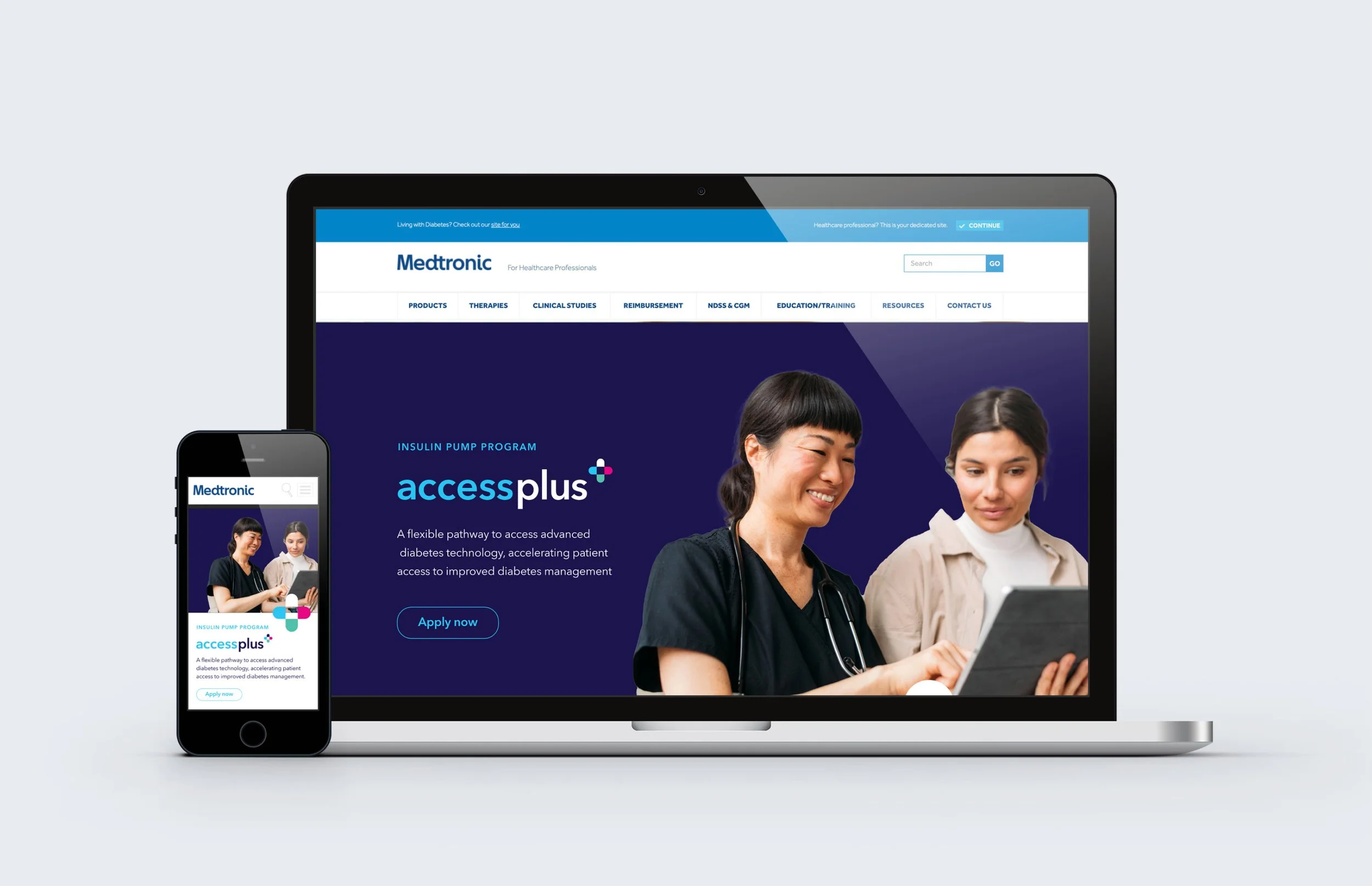 Access Plus Health Care Professionals Web Design - Desktop & Mobile