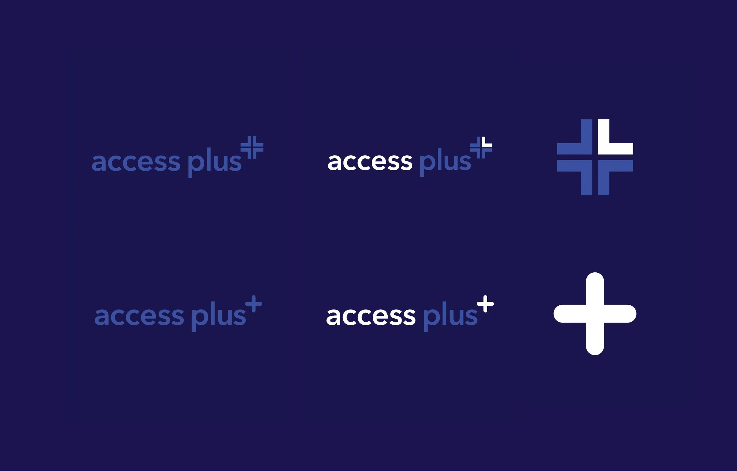 Access Plus Logo Concept Designs