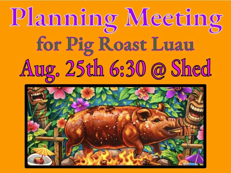Planning Meeting for Pig Roast Luau