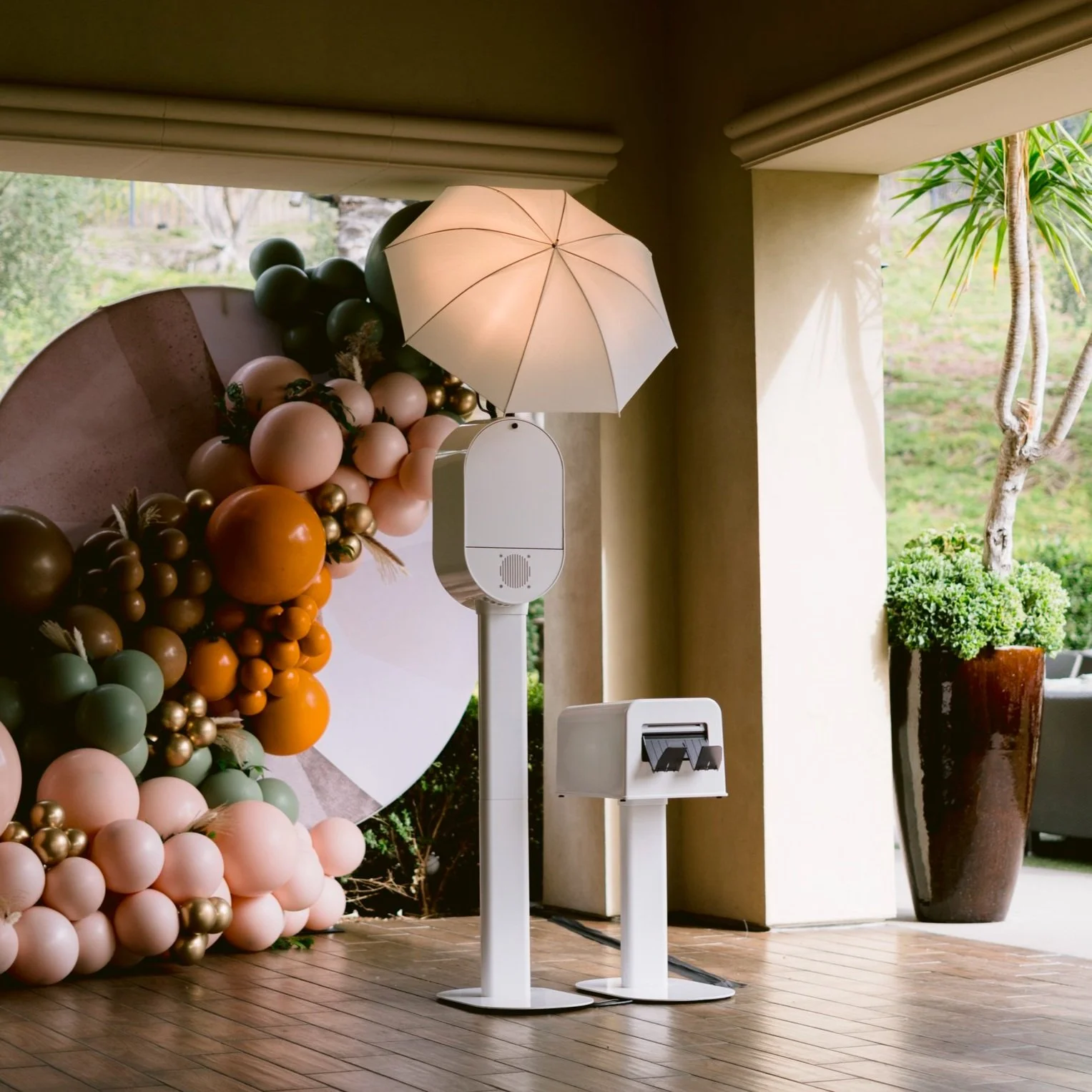 Snapbooth Studios Photobooth and Printer set up for Vancouver wedding.