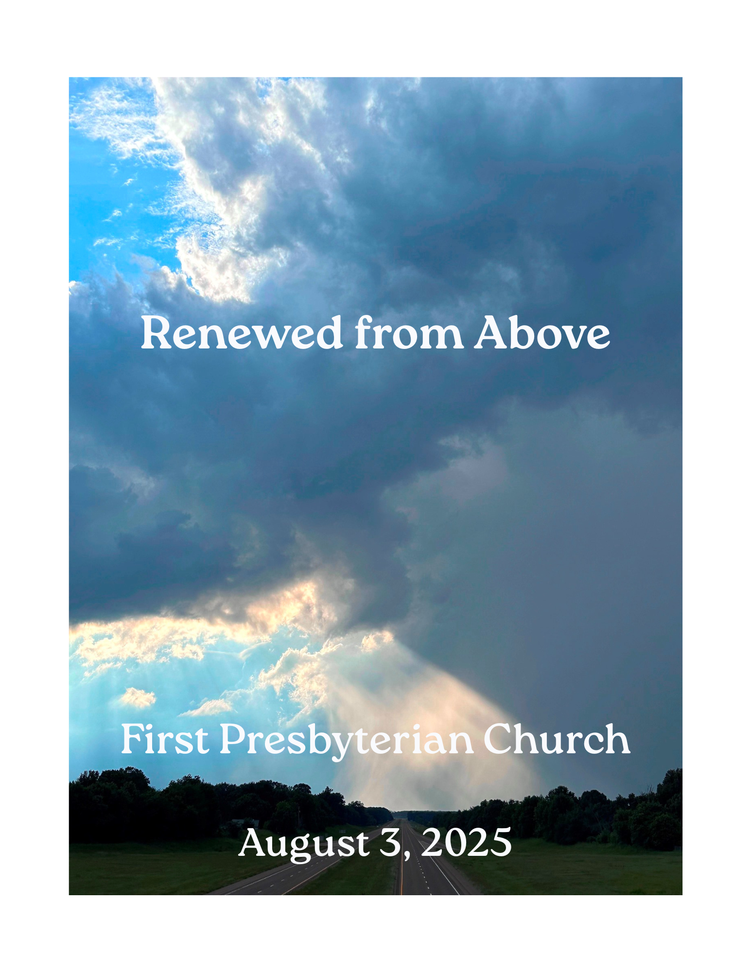 Sunday Worship 8/03/25