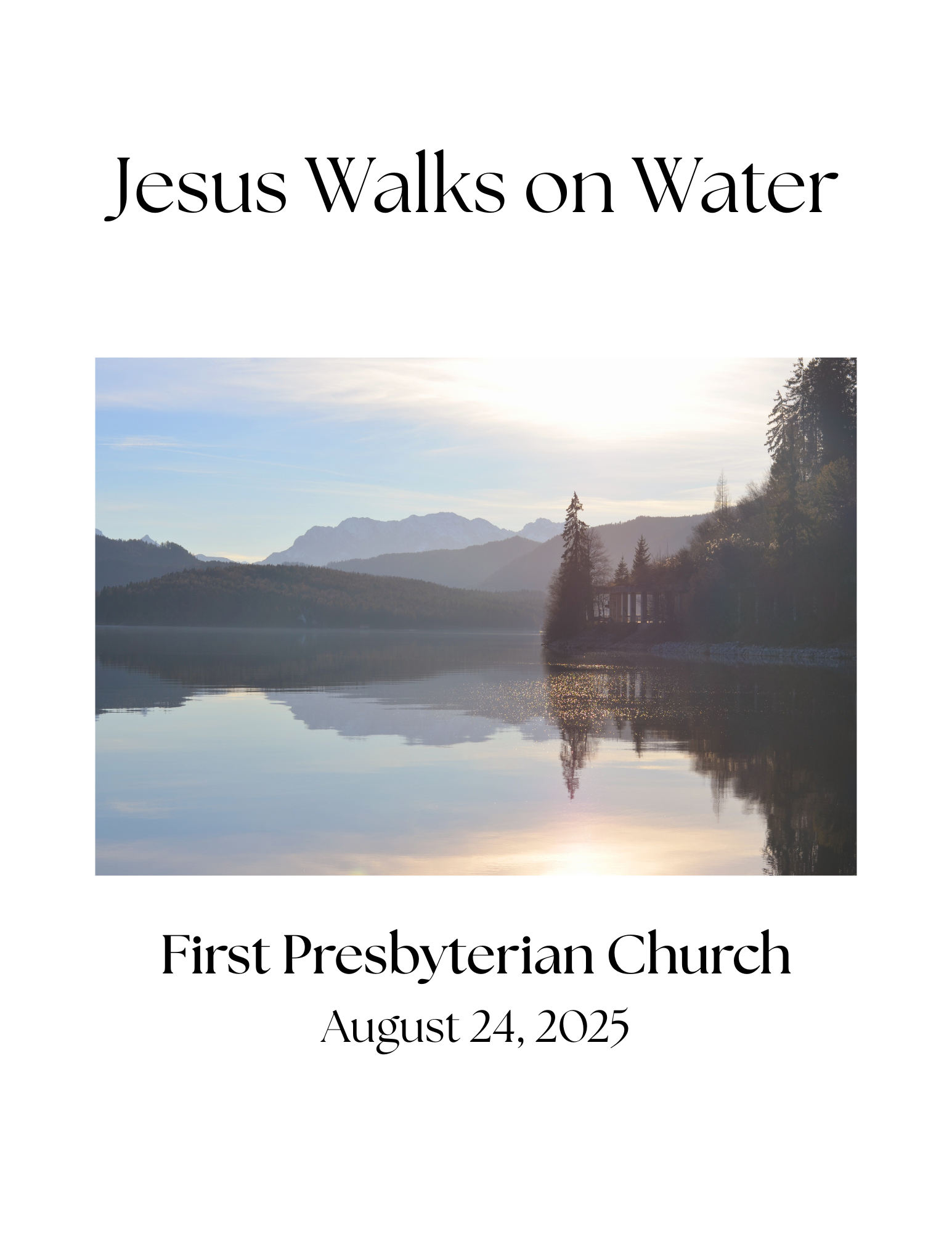Sunday Worship 8/24/25