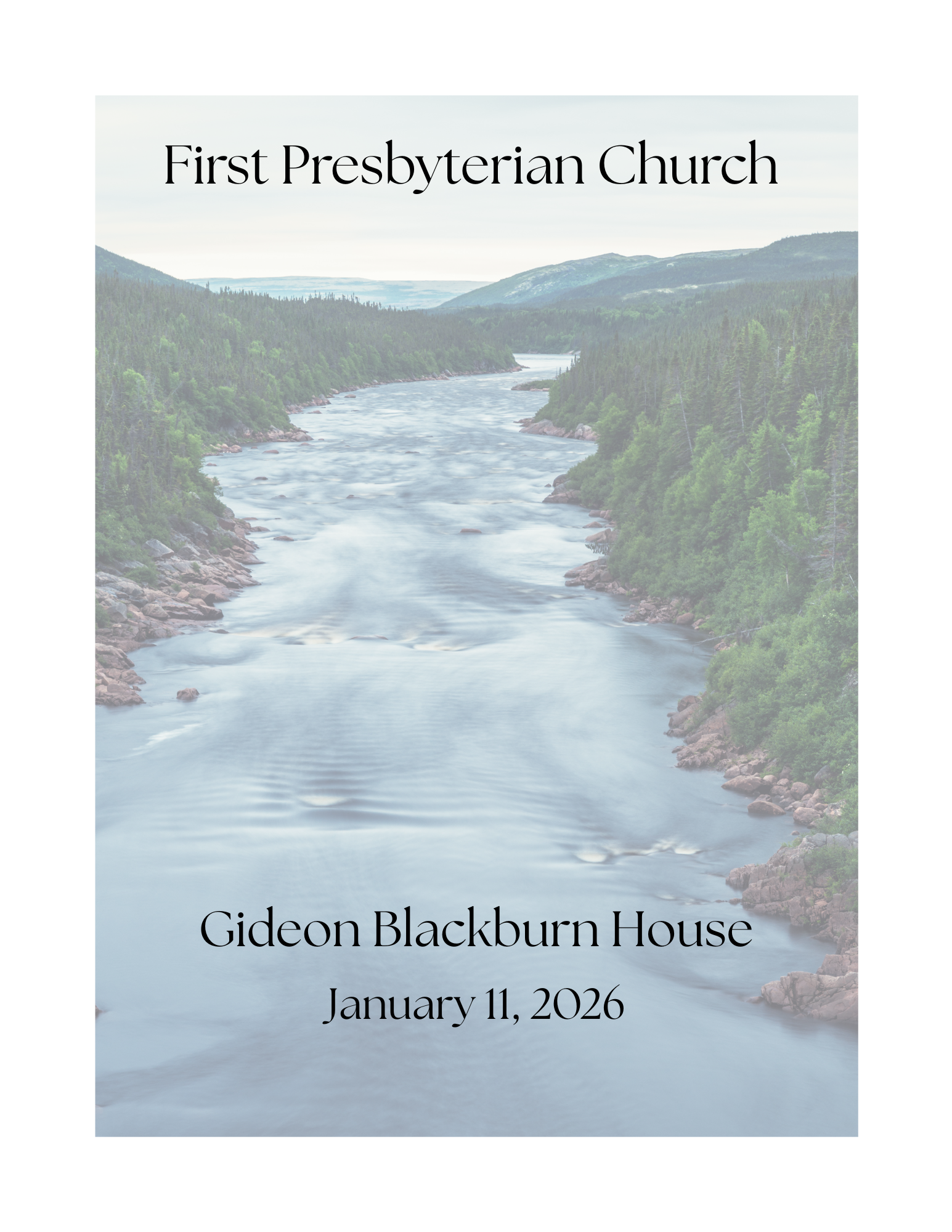 Sunday Worship 1/11/26 