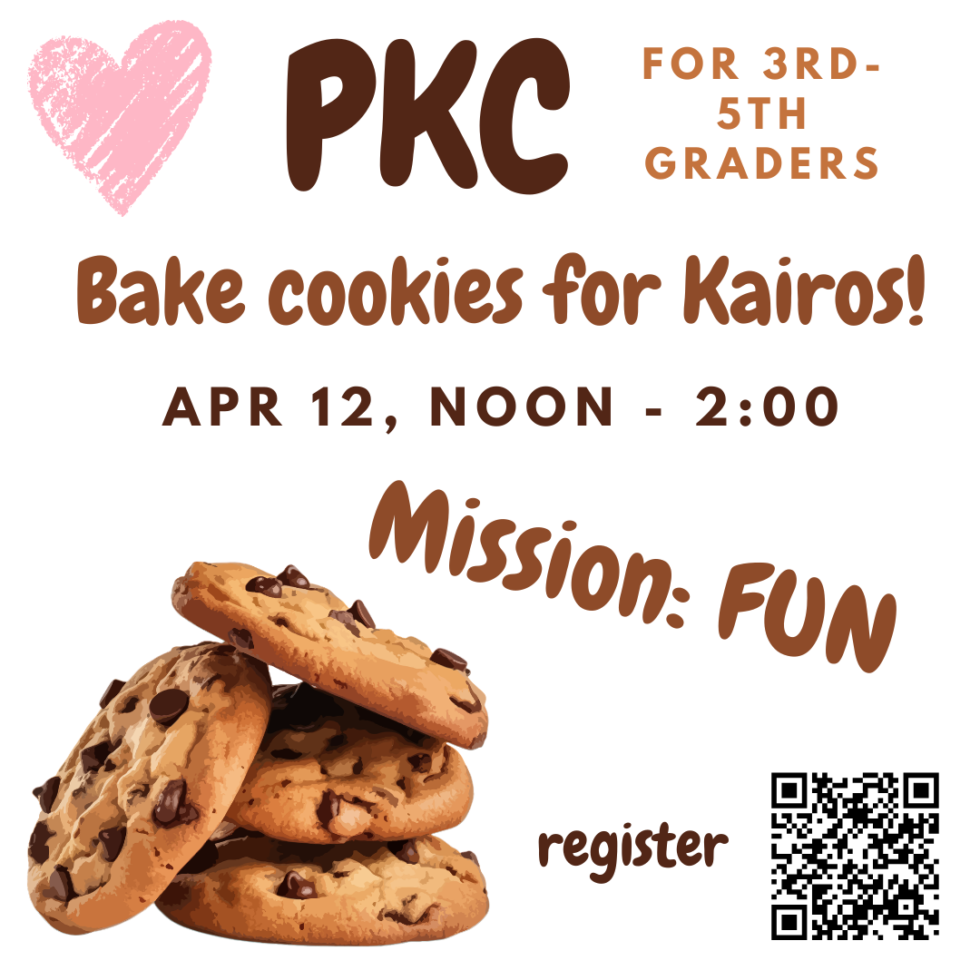 PKC Cookies for Kairos Mission Fun