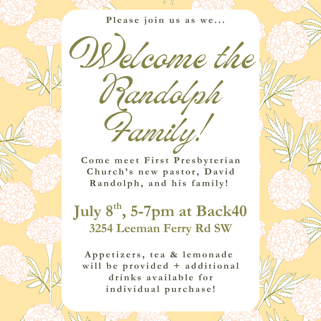 Welcome Party for the Randolph Family