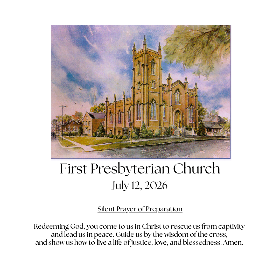 Sunday Worship 7/12/26 