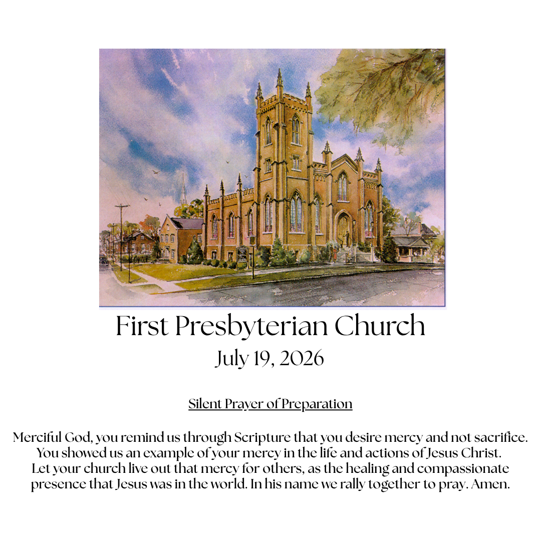 Sunday Worship 7/19/26
