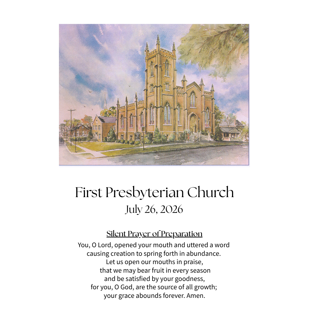 Sunday Worship 7/26/26 