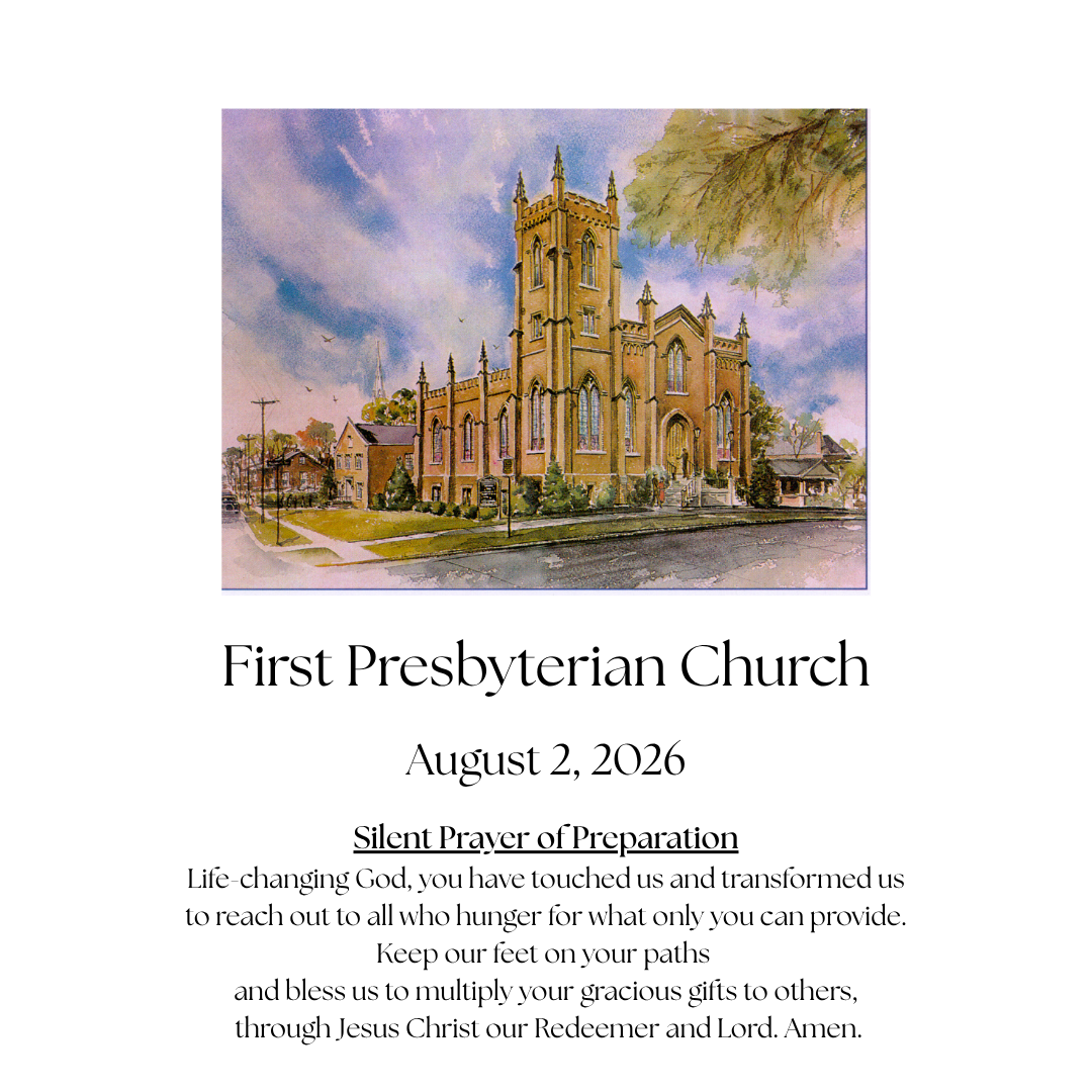 Sunday Worship 8/2/26 