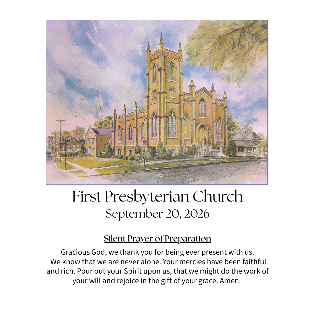 Sunday Worship 9/20/26 