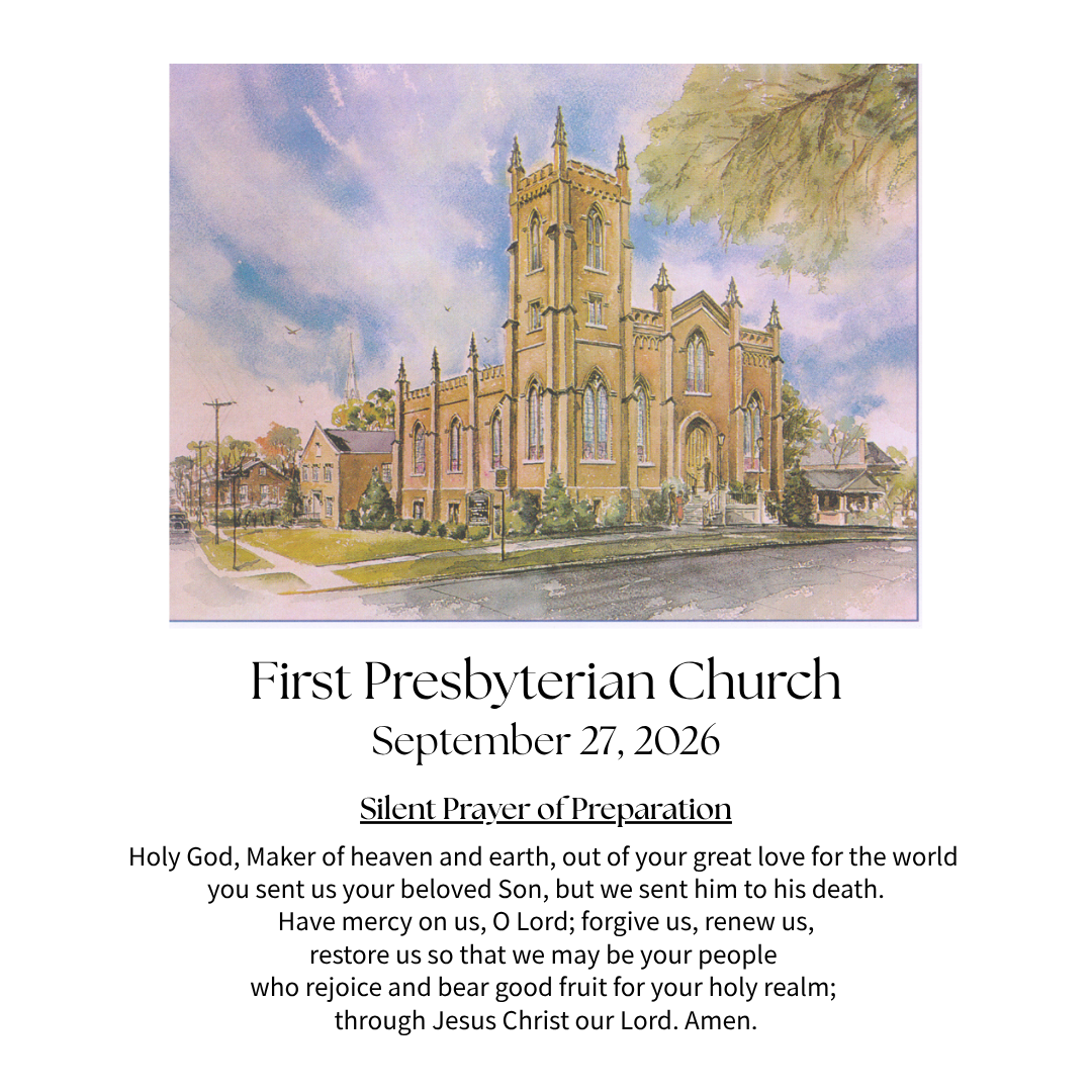 Sunday Worship 9/27/26 