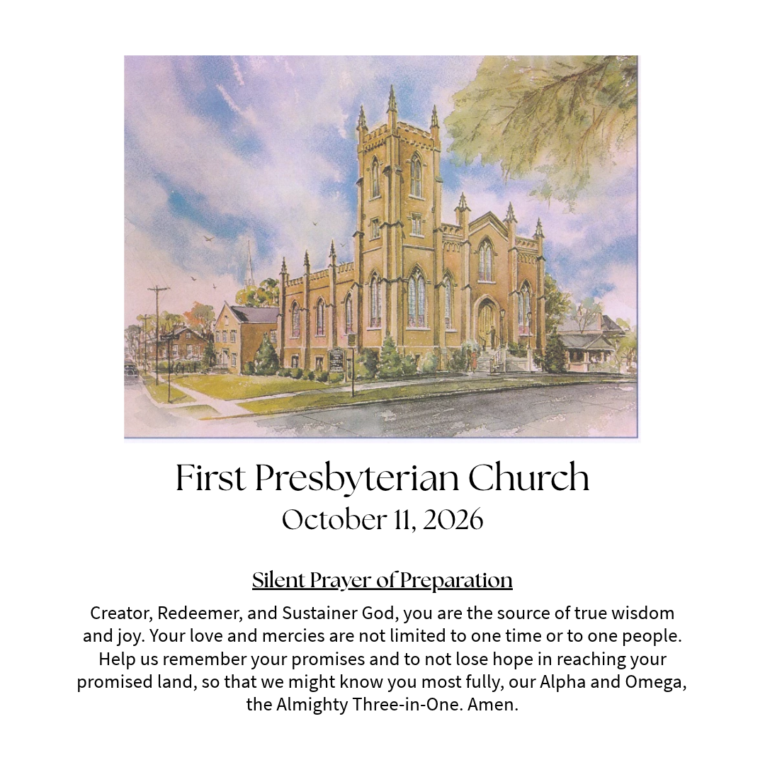 Sunday Worship 10/11/26 
