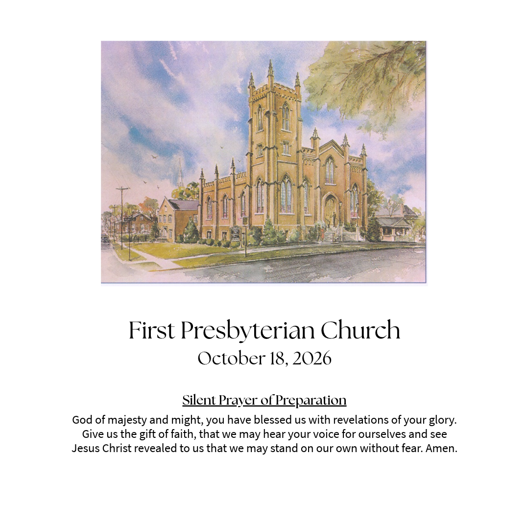 Sunday Worship 10/18/26 