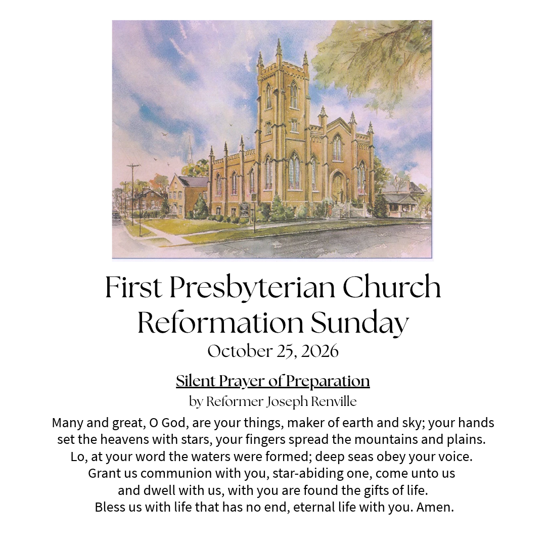 Sunday Worship 10/25/26 