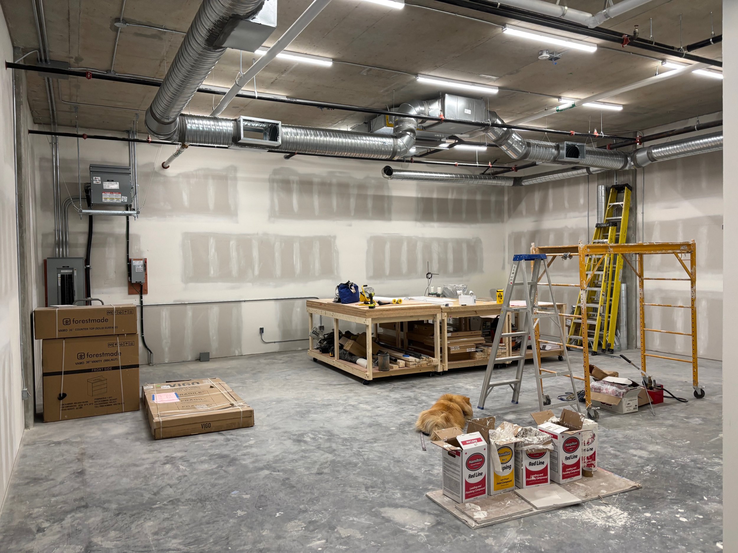 Construction Begins on Our New Shop