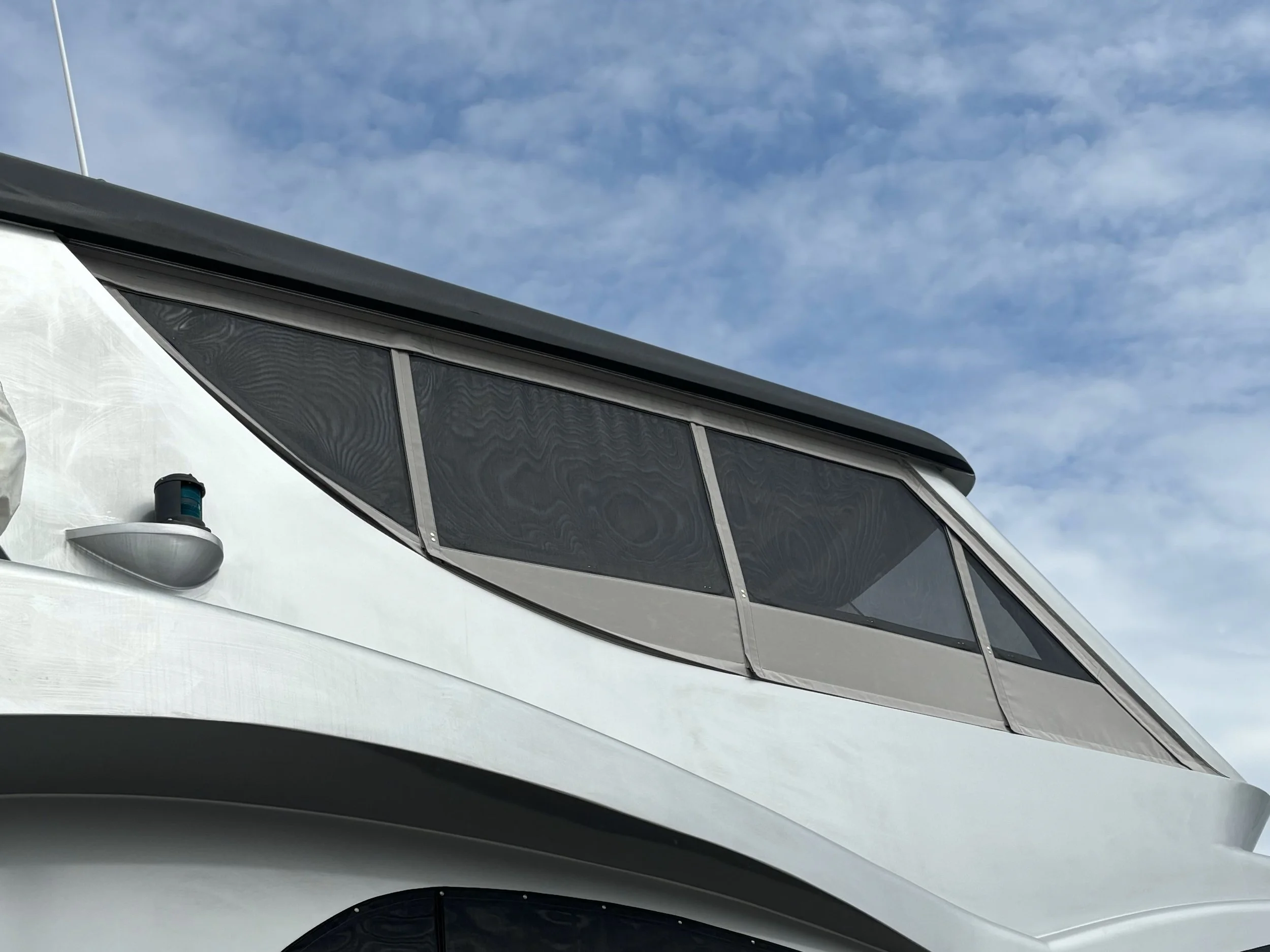 flybridge custom enclosure primorets yacht