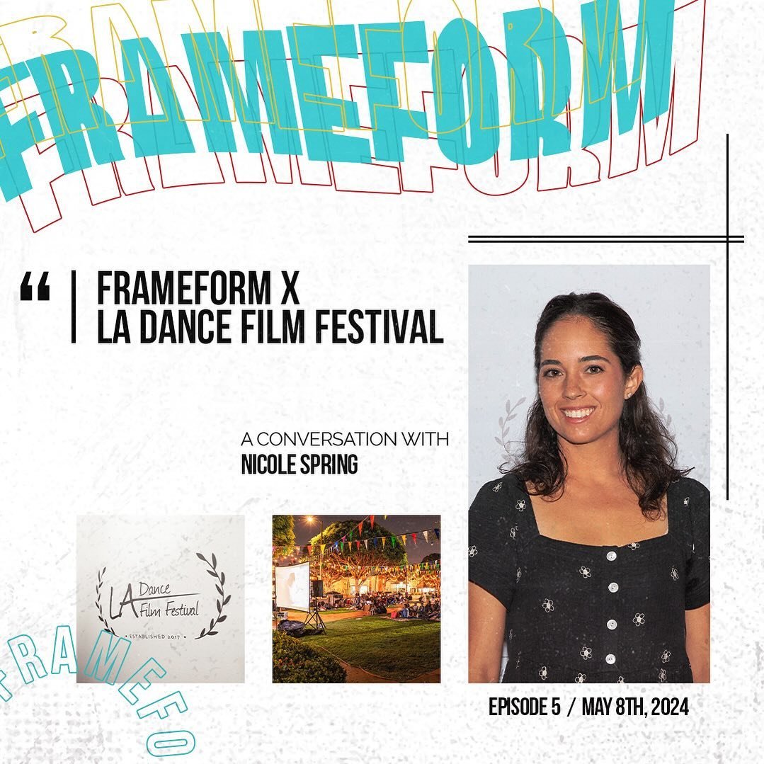 Thank you Frameform Podcast for the opportunity to chat all things past, present and future of the fest! Link in bio.

P.S. If you don&rsquo;t already listen to @frameformpod they have 5 seasons available of great conversations about dance films! 

?