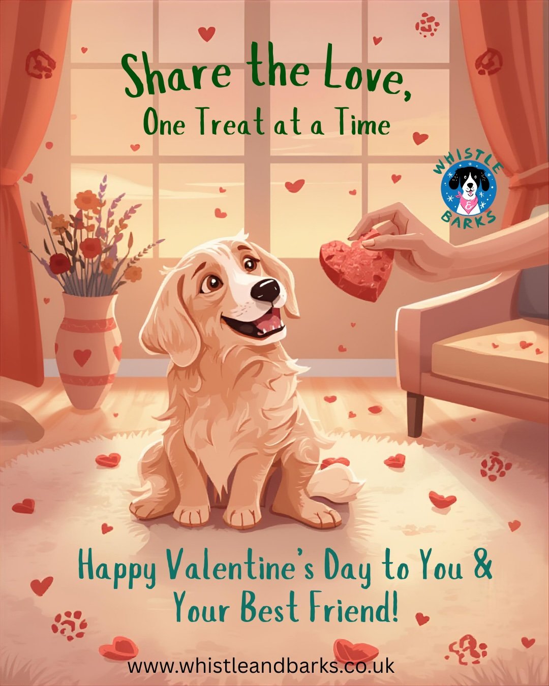 Love is in the air&hellip; and it smells like Turkey &amp; Cranberry! 💞
Treat your Valentine to something special &mdash; whether it&rsquo;s a 3 Bird Roast or their favourite tasty bite, we&rsquo;ve got you covered at Whistle &amp; Barks. 💕🐶
#Love