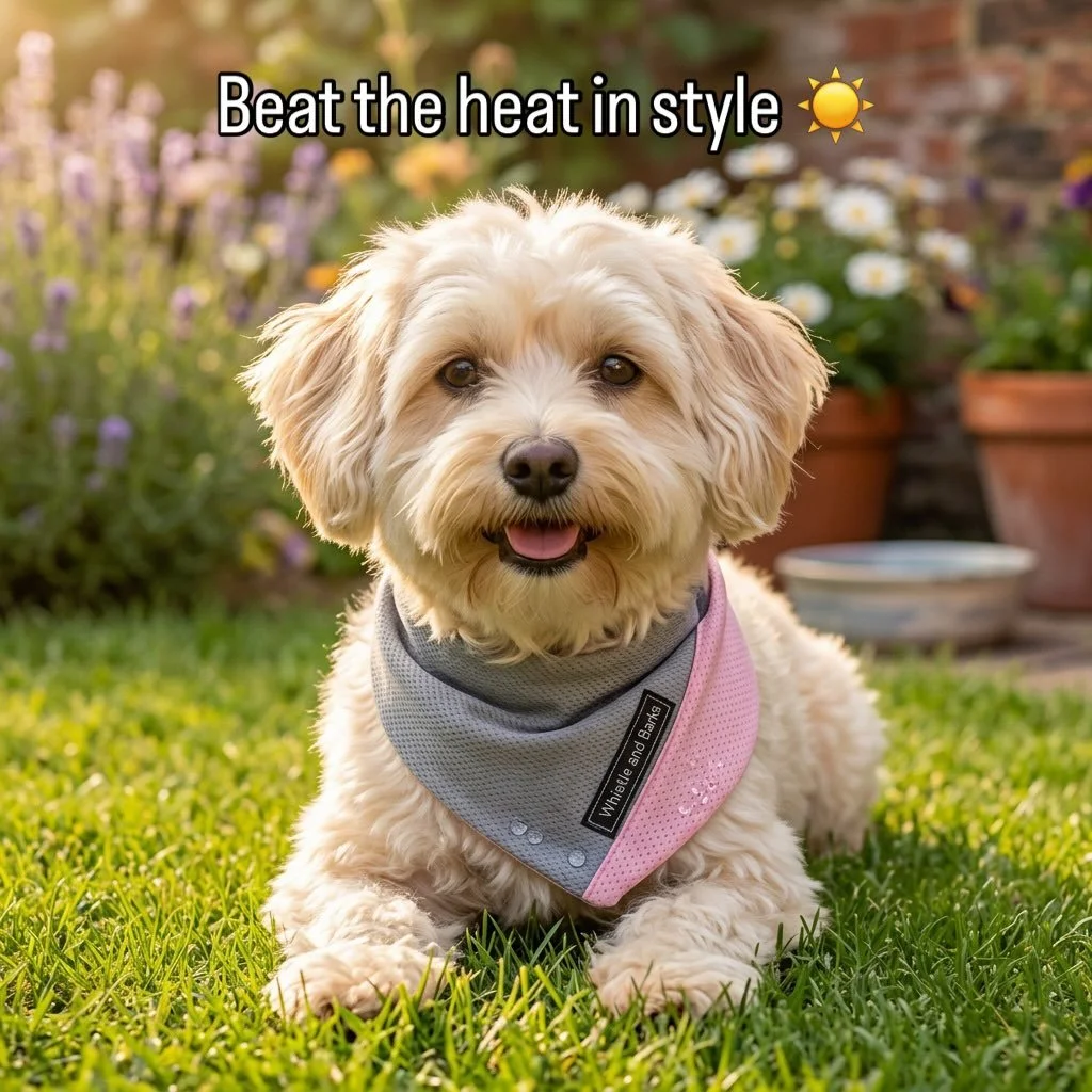 Sunny hot days call for extra care☀️Keep your furry friend chilled with our Cooling Reflective Bandanas. Just wet, wring, and wear! It&rsquo;s that easy to beat the heat, while the reflective side keeps them safe when the sun goes down. 💦Instant coo