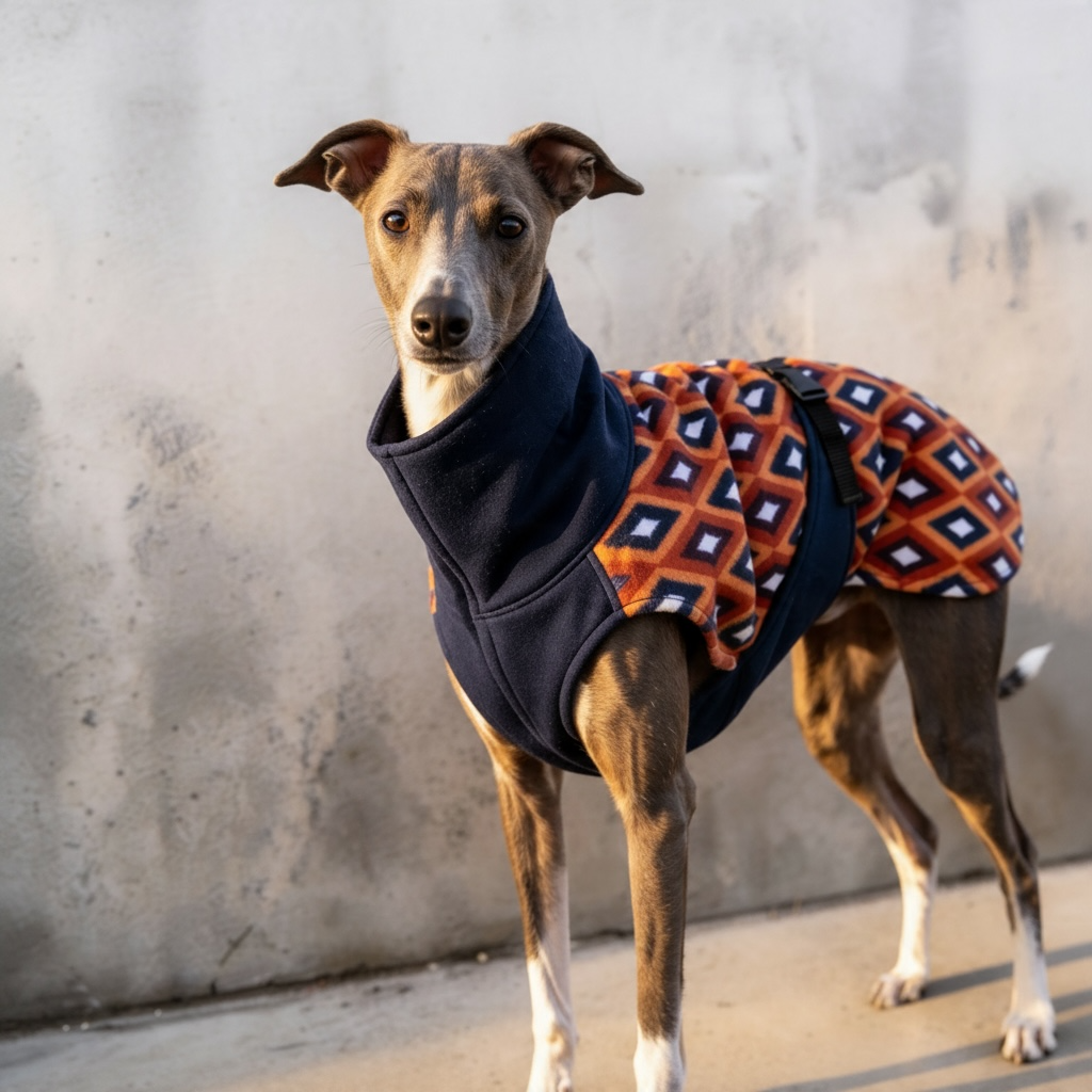 Sighthound Softshell Dog Coat – Water-Resistant & Fleece-Lined - Whistle and Barks