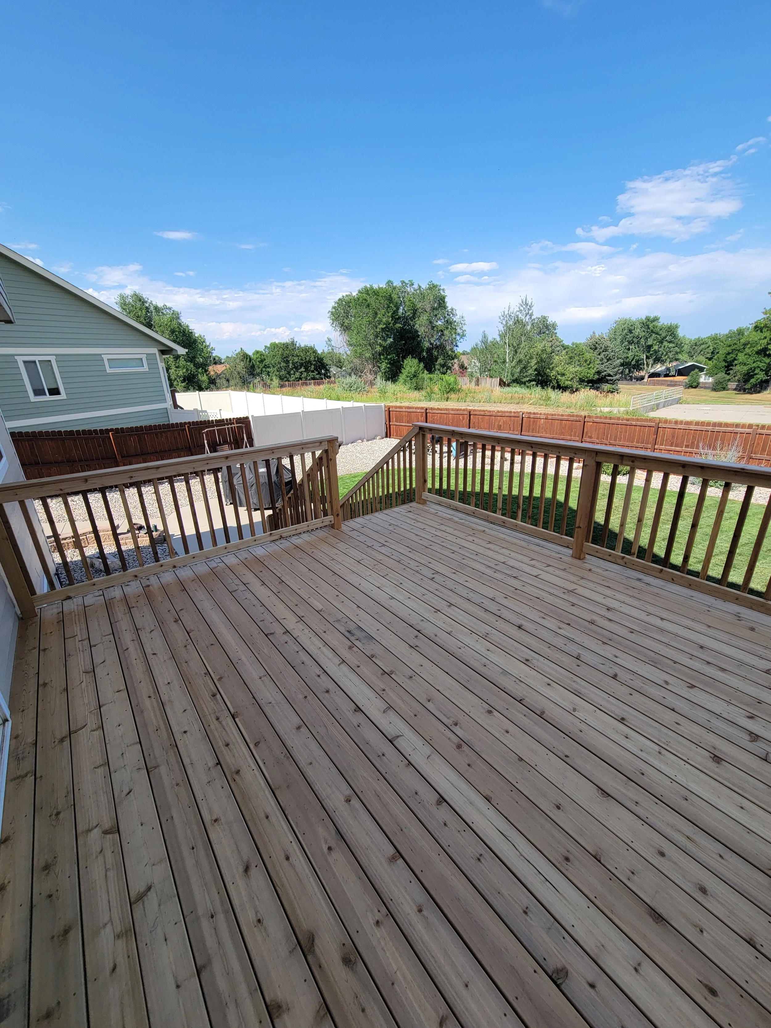 Deck, patio, pergola, backyard, landscaping, composite decking, Trex, wood, summer, Deckorators, Fiberon, Eva-Last, cedar, lumber, carpentry, Fortress railing, patio cover, deck builder, outdoor living, lawn, deck repair, decking, pergola, wood deck,