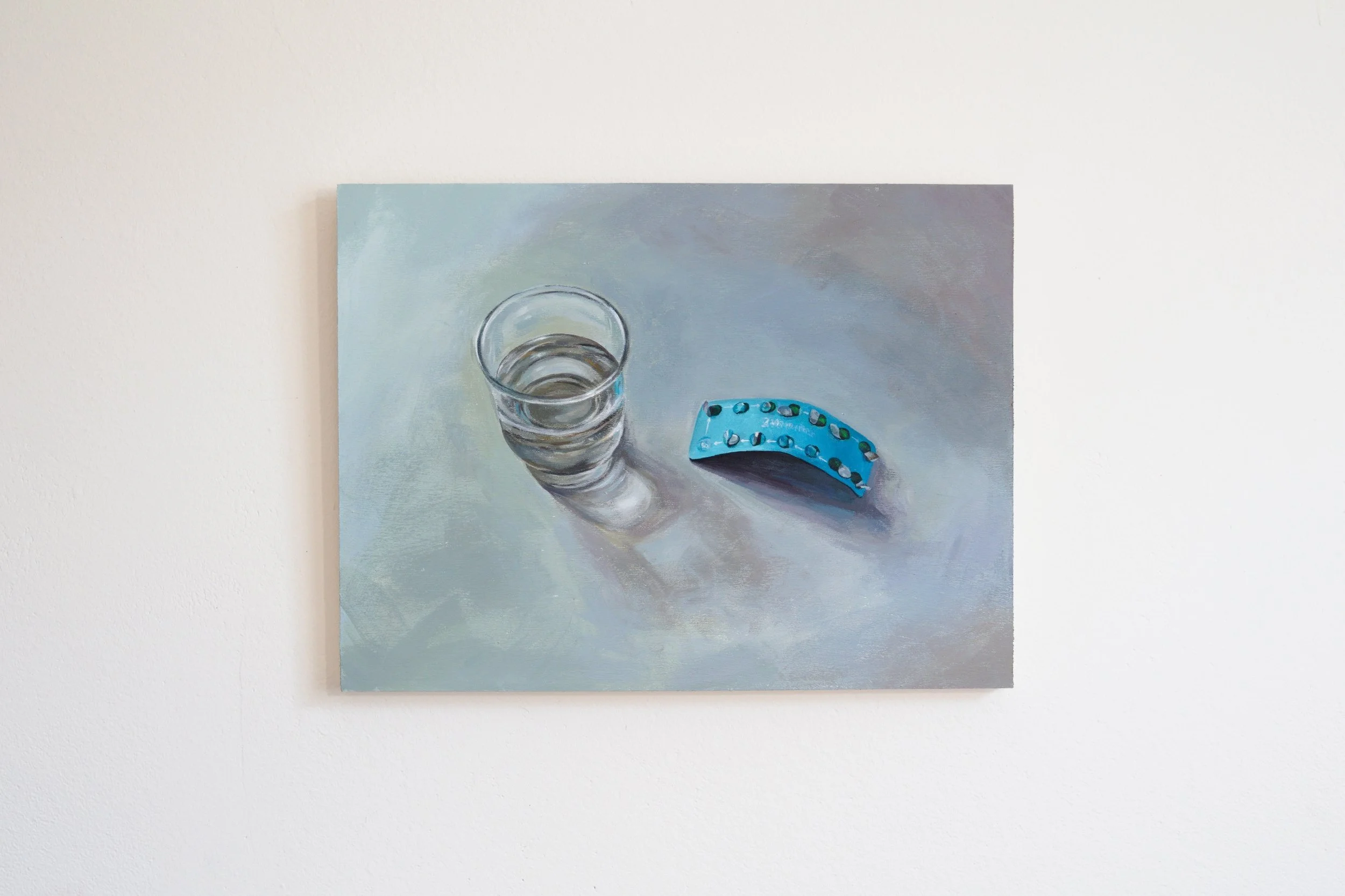 Again, 2026, acrylic on canvas, 30 x 40 cm